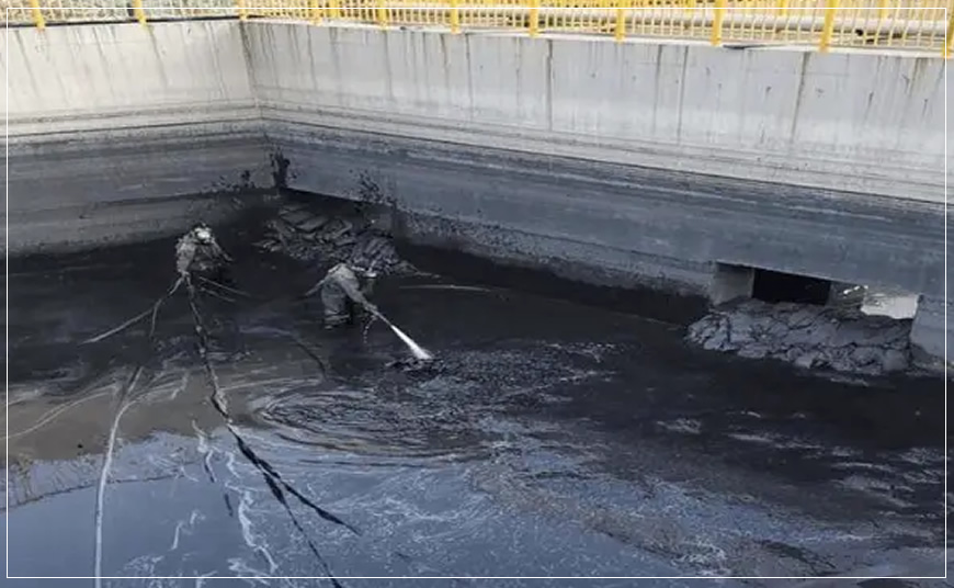 冷水江污水池抽污案例